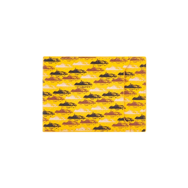 LEATHER CARD HOLDA [YELLOW]