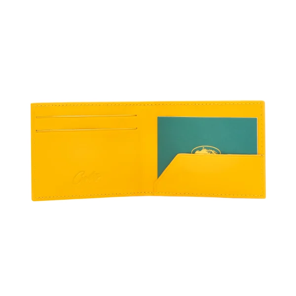 LEATHER CARD HOLDA [YELLOW] - Image 2