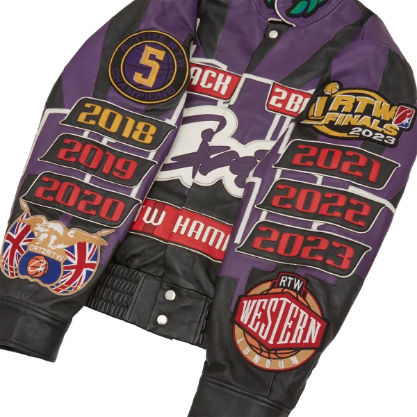 5 YEAR LEATHER JACKET [BLACK] - Image 3