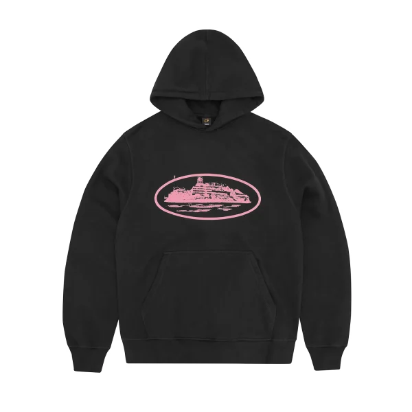 ALCATRAZ HOODIE V2 [BLACK & PINK]