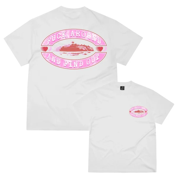 FUCK AROUND TEE [PINK] *NEW BLANK*