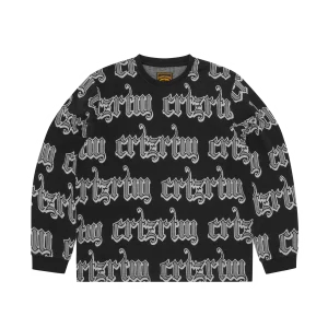 GOTHIC JACQUARD LONGSLEEVE [BLACK]
