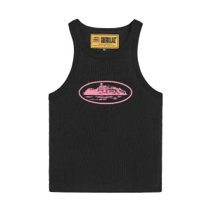 WOMENS ALCATRAZ TANK TOP [BLACK AND PINK]