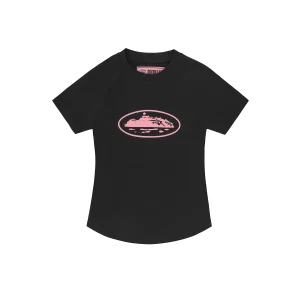 WOMENS ALCATRAZ BABY TOP [BLACK & PINK]