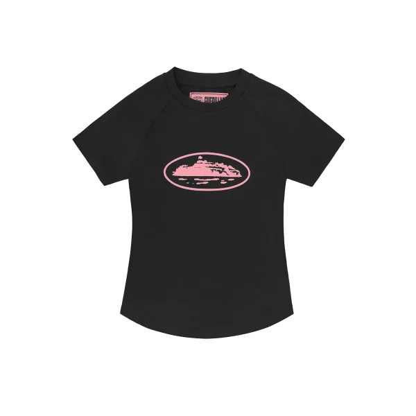 WOMENS ALCATRAZ BABY TOP [BLACK & PINK]