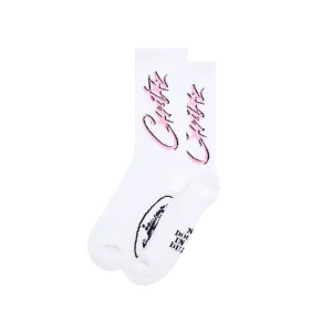 ALLSTARZ SOCKS [WHITE & PINK]