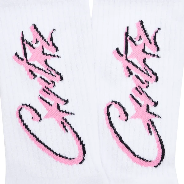 ALLSTARZ SOCKS [WHITE & PINK] - Image 2
