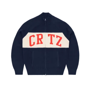 CRTZ KNIT ZIP UP [NAVY]