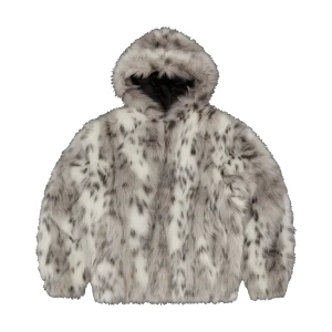 HOODED FUR JACKET [MULTI]