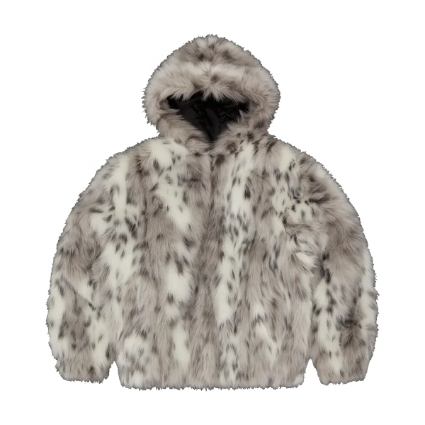 HOODED FUR JACKET [MULTI]