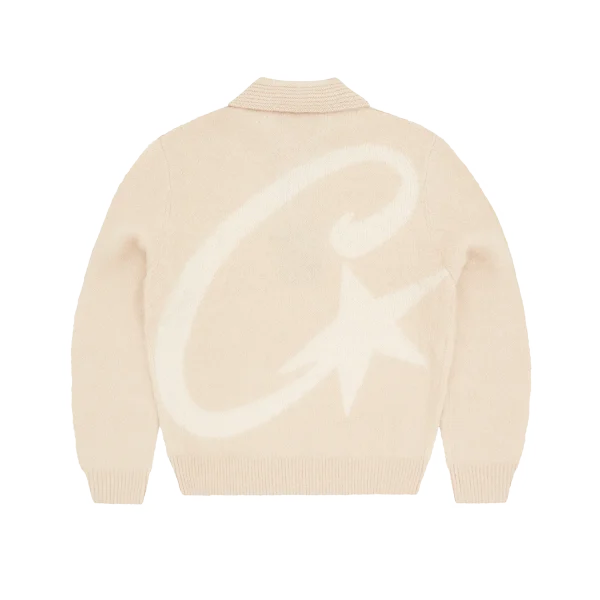 MOHAIR FUZZY COLLAR SWEATER [CREAM] - Image 3