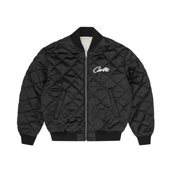 REVERSIBLE BOMBER JACKET [OFFWHITE & BLACK] - Image 5
