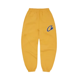 SATIN C STAR APPLIQUÉ BOTTOMS [MUSTARD]