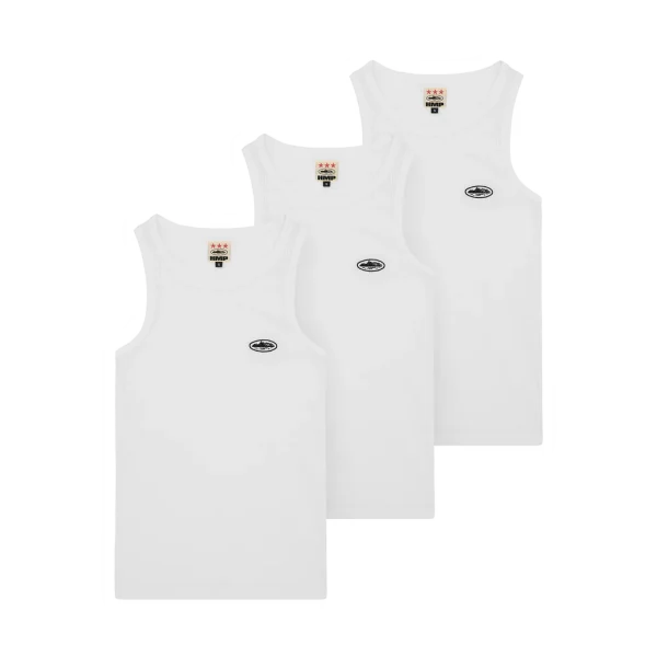 HMP ESSENTIALS TANK TOP [3PK] [WHITE]