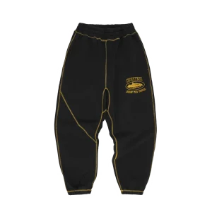 ALCATRAZ CONTRAST SWEATPANT [BLACK / YELLOW]