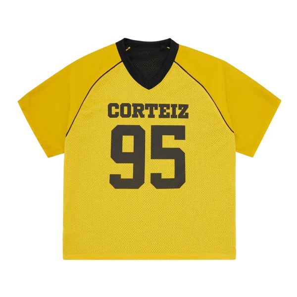 95 REVERSIBLE MESH JERSEY [BLACK / YELLOW] - Image 3