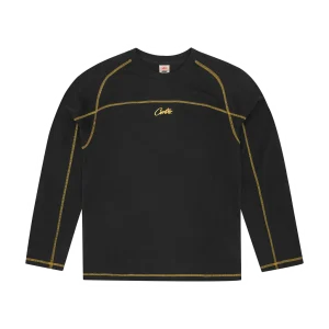 HMP PANEL HEAVYWEIGHT LS TEE [BLACK / YELLOW]