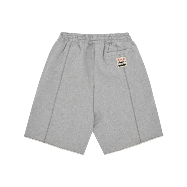 HMP RAW HEM SHORTS [HEATHER GREY] - Image 2
