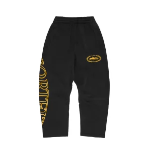 SUPERIOR ROYALE OPEN HEM PANT [BLACK / YELLOW]