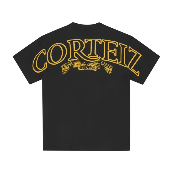 ROYALE HEAVYWEIGHT TEE [BLACK / YELLOW] - Image 2
