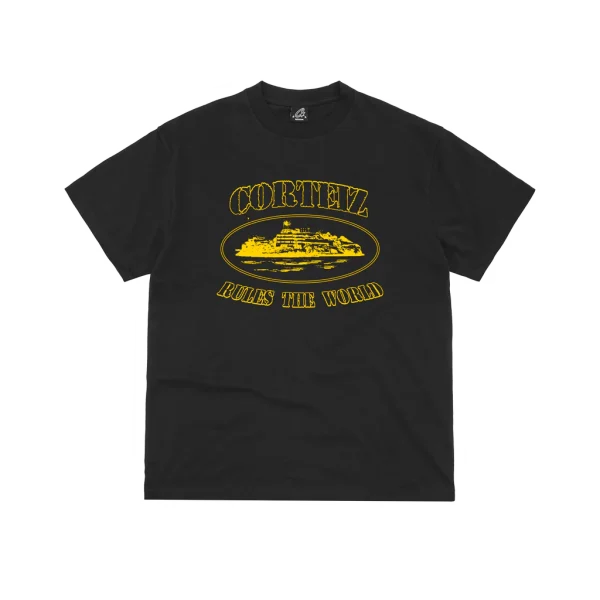 OG ALCATRAZ TEE [BLACK/YELLOW]