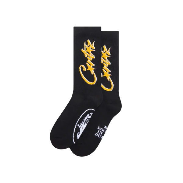 ALLSTARZ SOCKS [BLACK & YELLOW]