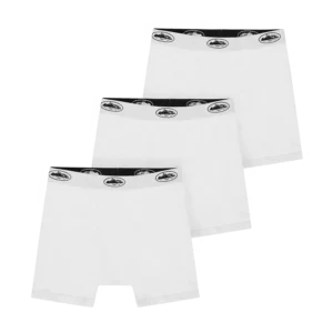WHITE ALCATRAZ BOXERS [3 PACK]