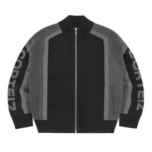 PRECISION KNIT ZIP UP [BLACK]