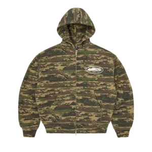 ISLAND PUFF PRINT ZIP HOODIE [DIGI CAMO]