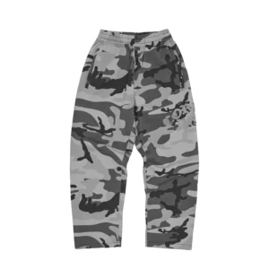 DIPLOMATIC OPEN HEM SWEATPANT [WASHED CAMO]